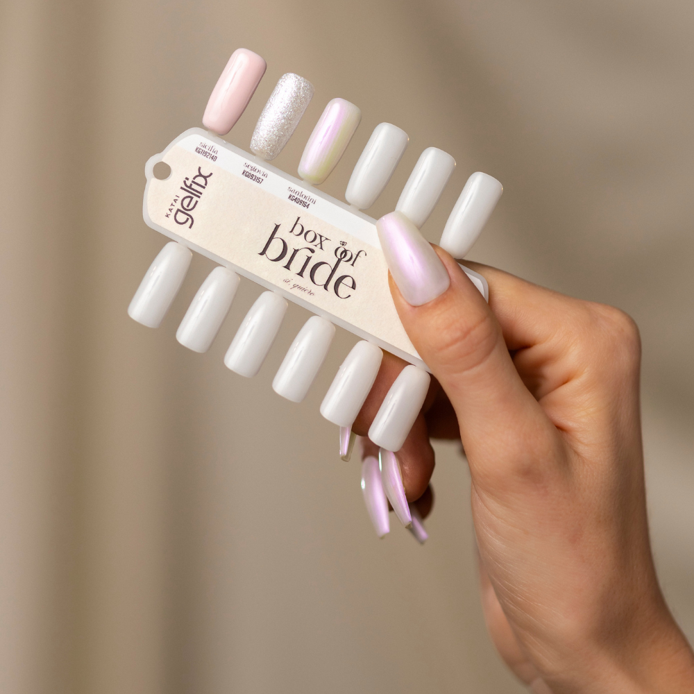 Gelfix Kit de 3 Esmalte Semipermanente Box of Bride Colección Novias
