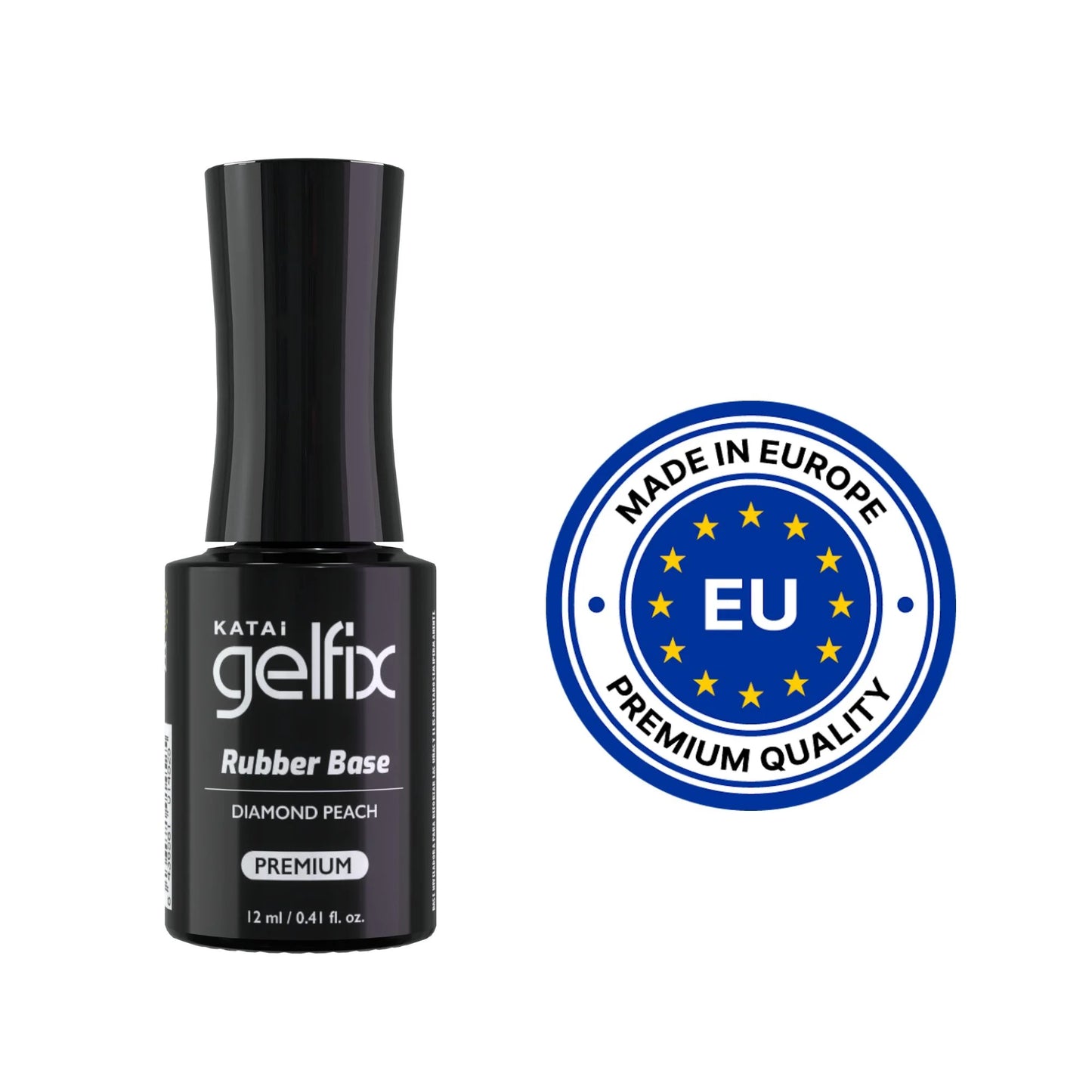 Katai Gelfix Rubber Base Diamond Peach para Nivelación Semipermanente con Glitter