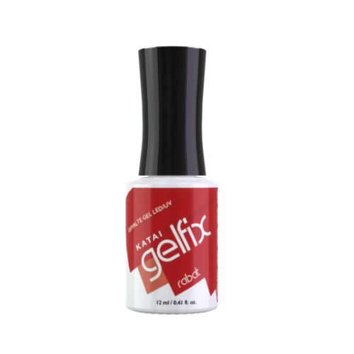 KATAI Gelfix Esmalte Semipermanente Rabat Rojo con Purpurina