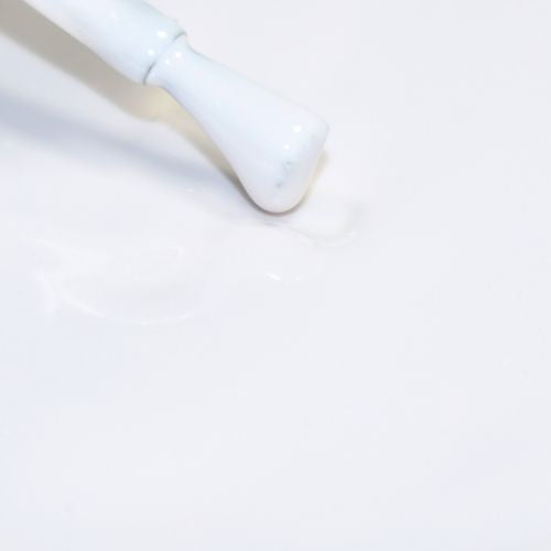 Gelfix Atenas Esmalte Semipermanente Blanco Lechoso con Purpurina
