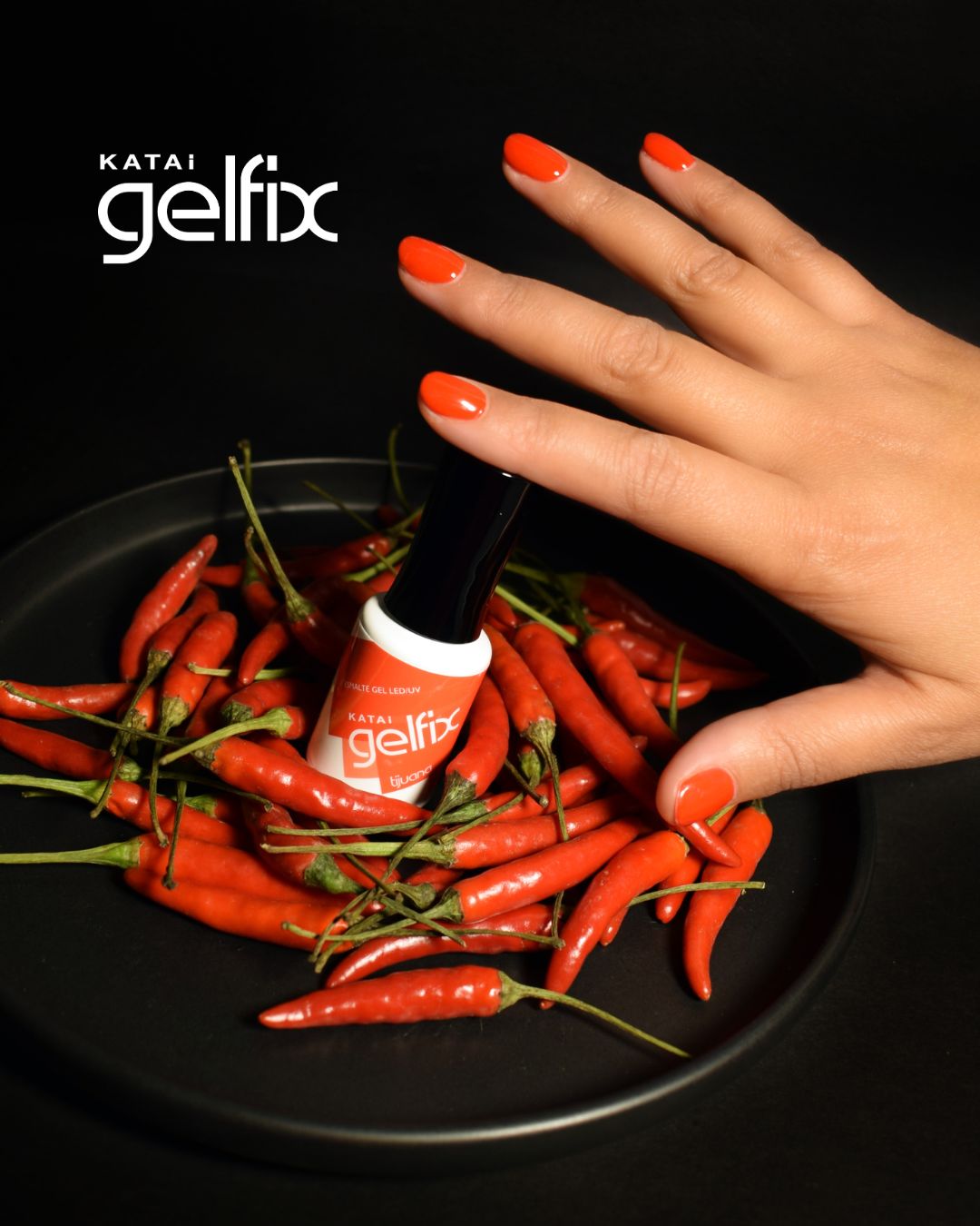 KATAI Gelfix Esmalte Semipermanente Tijuana Rojo