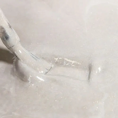 Esmalte de Uñas Semipermanente Gelfix Taj Mahal con Purpurina Gris