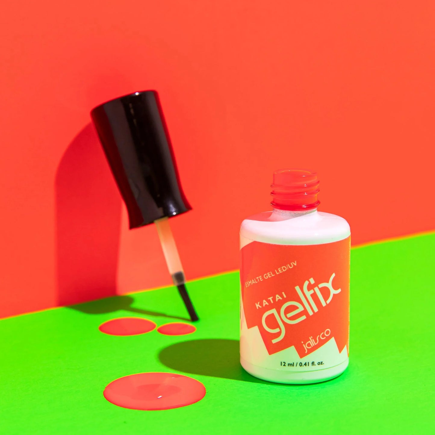 Katai Gelfix Esmalte Semipermanente Jalisco Color Rojo