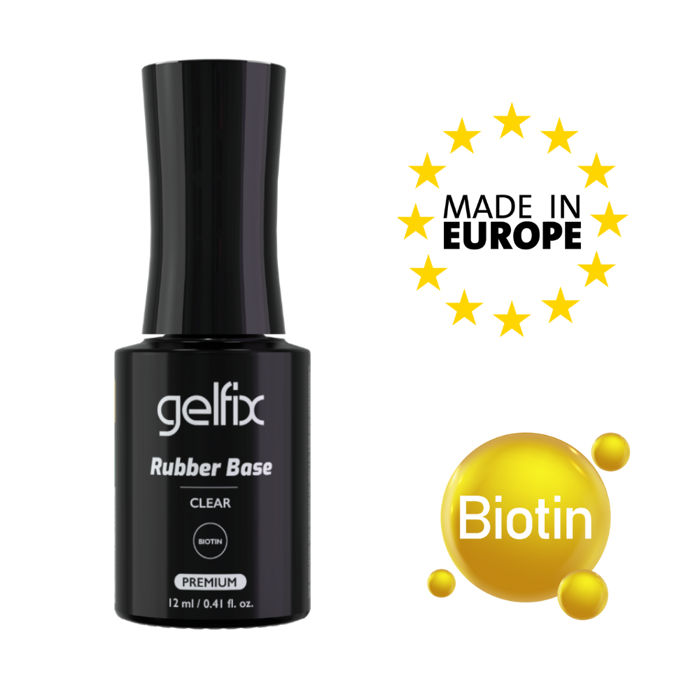 Gelfix Rubber Base Clear para Nivelación Semipermanente Transparente
