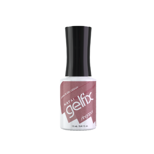 Esmalte de Gel con Purpurina Dorada Gelfix Singapur