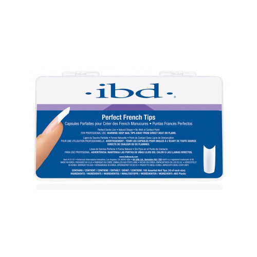 IBD PERFECT FRENCH TIPS Nº7 - TIPS DE UÑAS PARA MANICURA FRANCESA 100 UDS