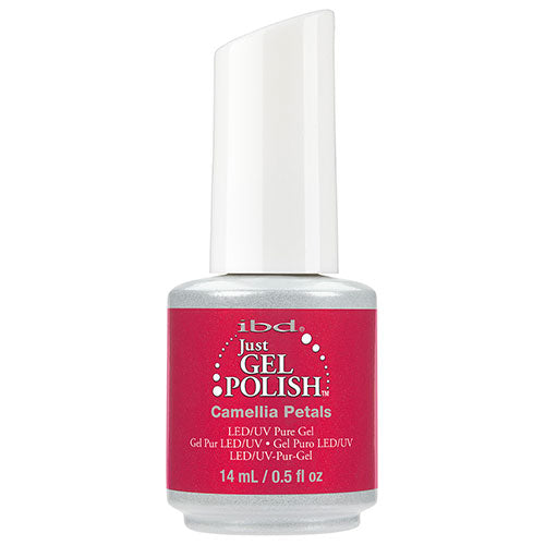 Esmalte Semipermanente IBD Just Gel Camelia Petals con Purpurina Rosa