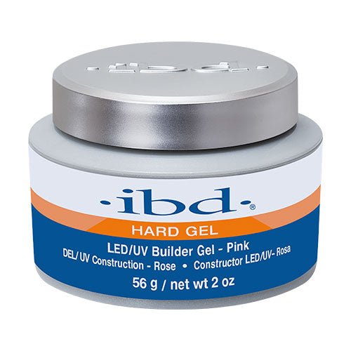 IBD LED/UV HARD GEL BUILDER PINK - GEL DE CONSTRUCCIÓN ROSA 56 GR