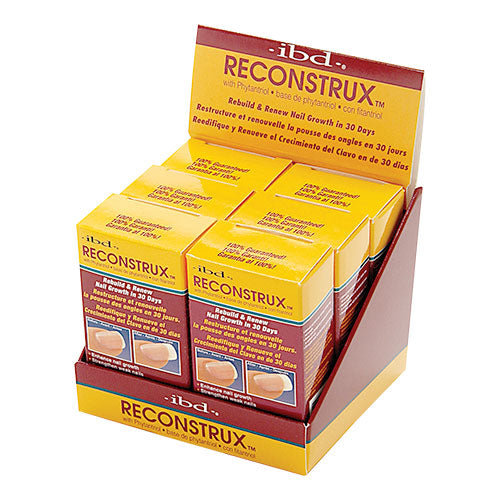 IBD RECONSTRUX - REPARADOR UÑAS DISPLAY 6 UNIDADES