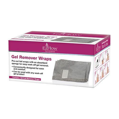 EZ TRUGEL GEL REMOVER FOIL WRAPS - 100CT