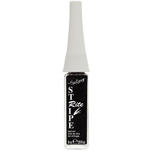 SO EASY GLITTER PAINT BLACK 0,25 OZ 8ML
