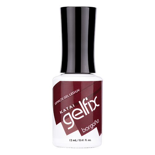Katai Gelfix Esmalte Semipermanente Color Rojo Borgoña