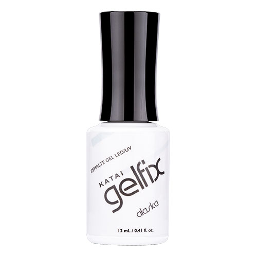 Katai Gelfix Alaska: Esmalte en Gel Semipermanente Blanco para Manicura Francesa