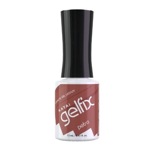 Esmalte de Uñas Semipermanente Marrón Rojizo KATAI GELFIX PETRA