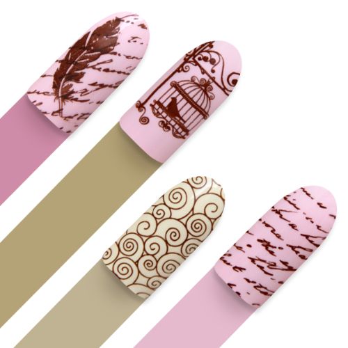 KIT INICIACIÓN STAMPING NAIL ART - Nº 05 DE MOYRA