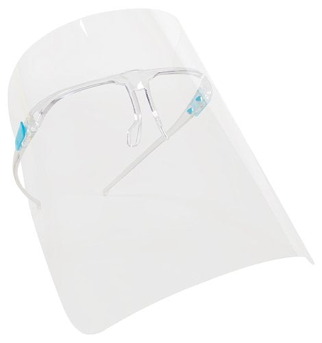 Pantalla facial protección transparente