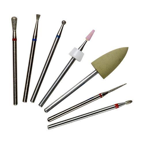 KATAI KIT FRESAS PARA MANICURA Y PEDICURA - 7 PIEZAS