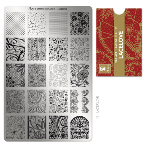 PLACA PARA STAMPING Nº 15 - LACELOVER DE MOYRA