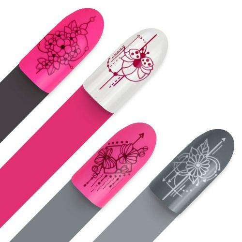 PLACA PARA STAMPING Nº77 BLOSSOMETRY de MOYRA