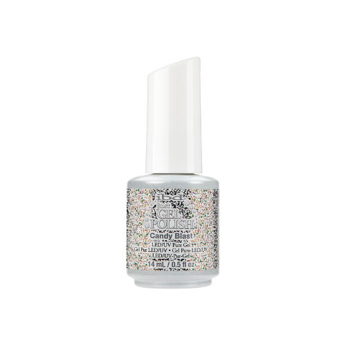 Esmalte de Gel IBD Just Gel Polish Candy Blast con Purpurina
