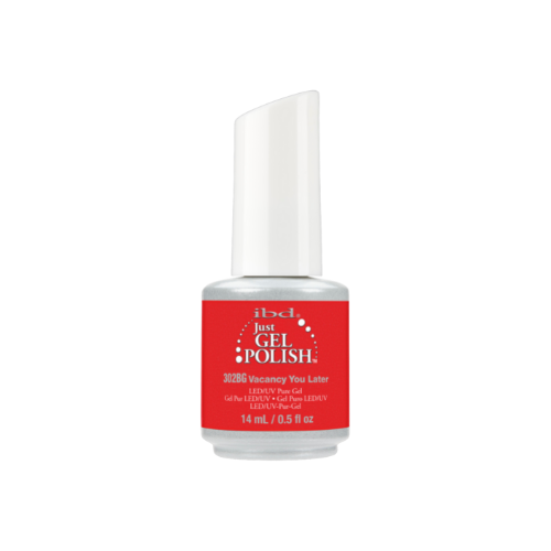 Esmalte Semipermanente Rojo IBD Vacancy You Later