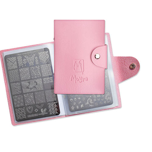 PORTA PLACAS DE STAMPING - ROSA DE MOYRA