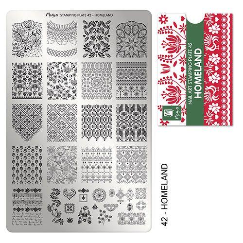 PLACA PARA STAMPING Nº 42 - HOMELAND DE MOYRA