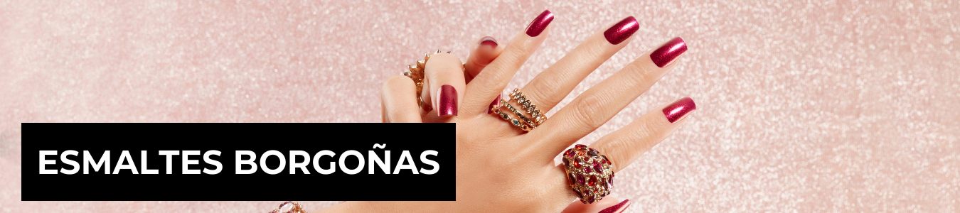 esmalte uñas borgoña granate