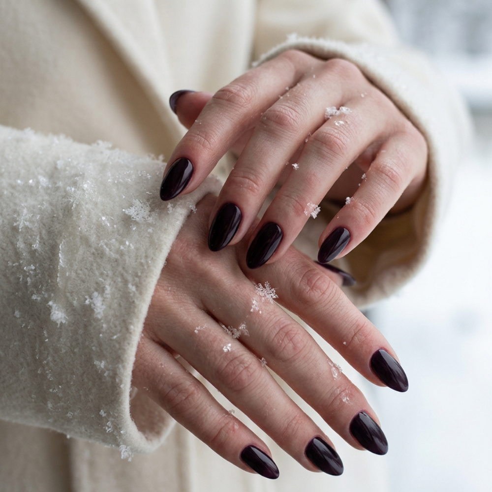 Gelfix Esmalte Semipermanente Vienna color Berenjena oscuro 12ml