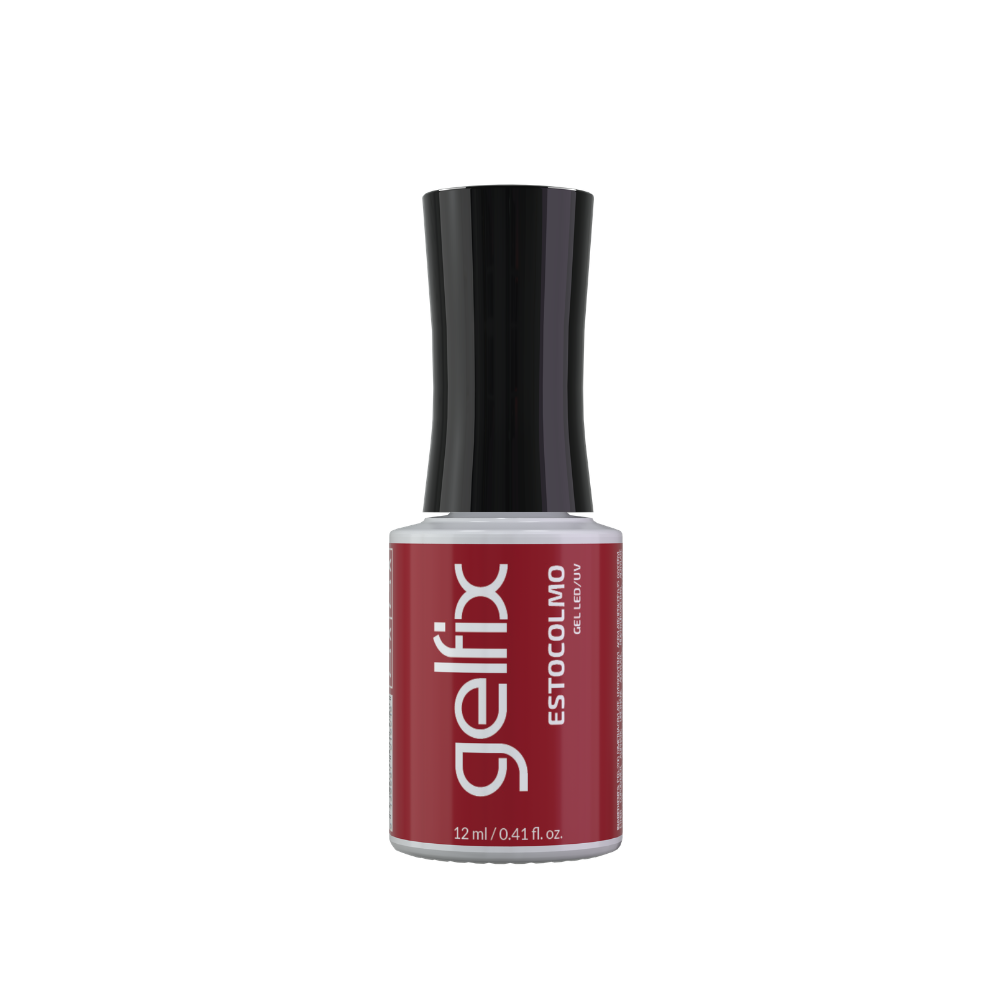 Gelfix Esmalte Semipermanente Rojo Estocolmo 12ml