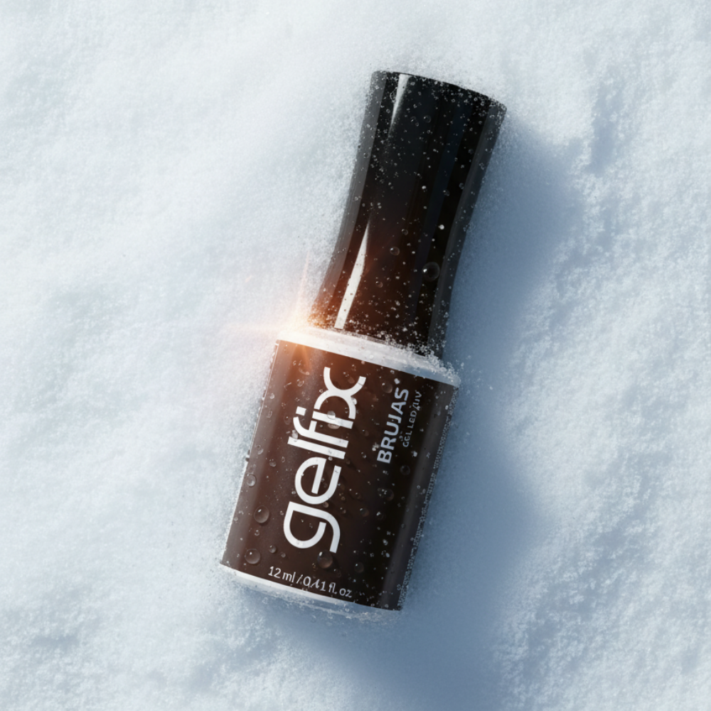 Gelfix Esmalte Semipermanente Brujas color Chocolate tendencia 12ml