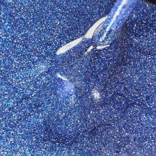 Esmalte Semipermanente Efecto Flash en Gel Azul Reflectivo con purpurina Neptuno de Gelfix