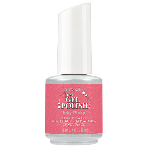 Esmalte Semipermanente Rosa IBD Just Gel Inky Pinky con Purpurina