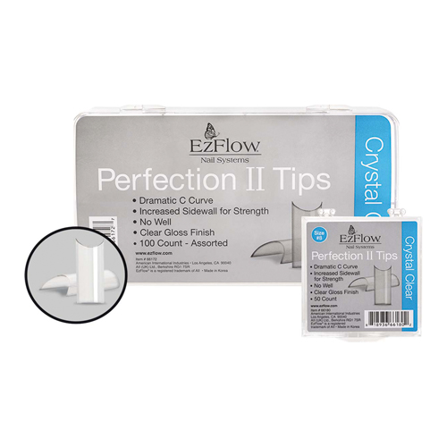 EZFLOW PERFECTION TIPS TRANSPARENTES 100UNID