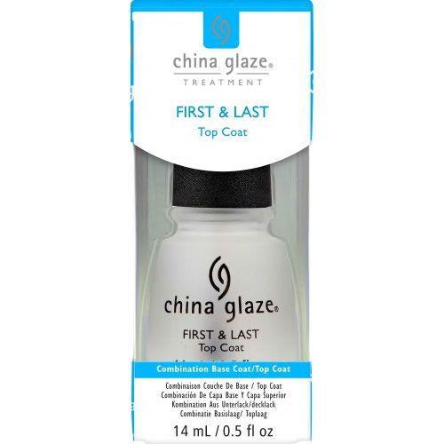 China Glaze Combinación BASE Y TOP COAT en una sola botella 14 ml