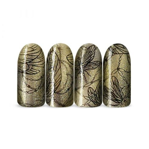 ESMALTE PARA STAMPING SP31 CAT EYE MAGNETIC GOLD de MOYRA