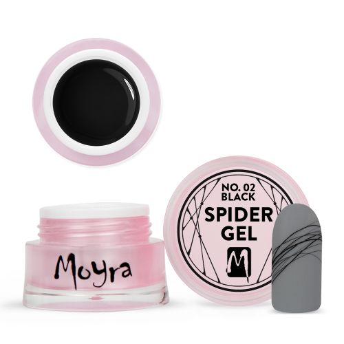 GEL SPIDER No.2 NEGRO 5g de MOYRA