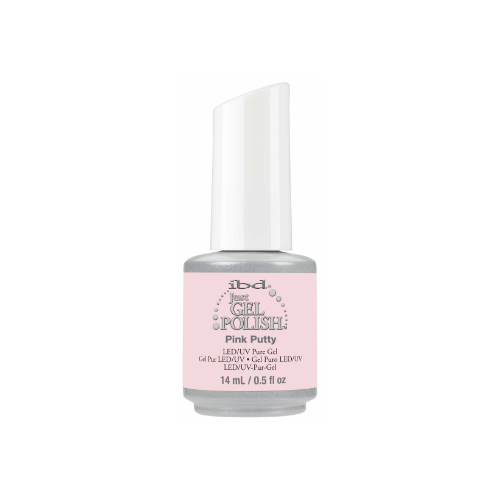 IBD Just Gel Pink Putty: Esmalte en Gel Semipermanente en Rosa Pastel para Manicura Francesa